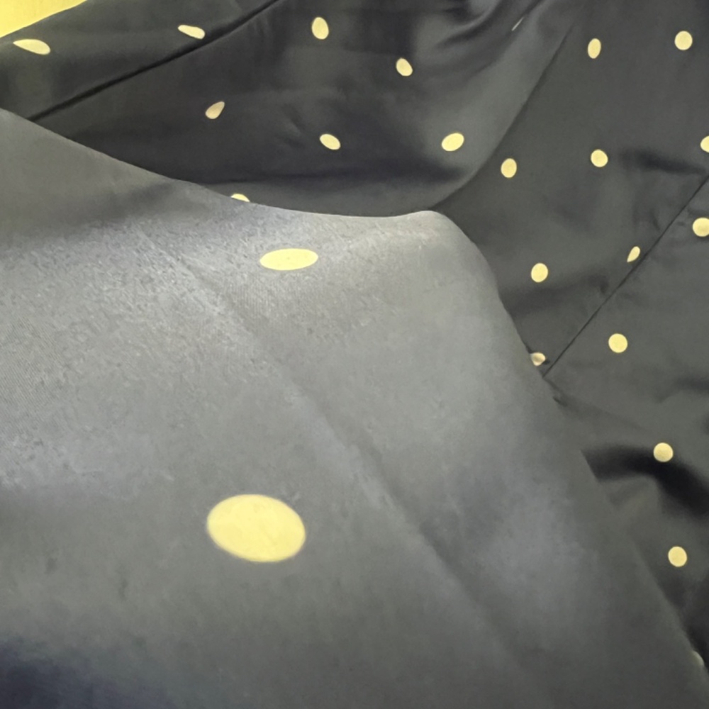 Satin polka dot cowl neck 90s midi dress - Picture 6 of 16